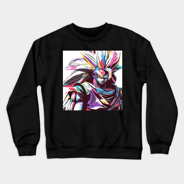 saiyan jin 3 goku Crewneck Sweatshirt by BarnawiMT